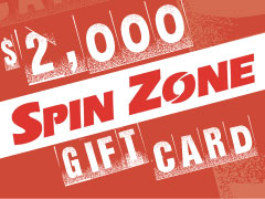 Spin Zone $2,000 Gift Card